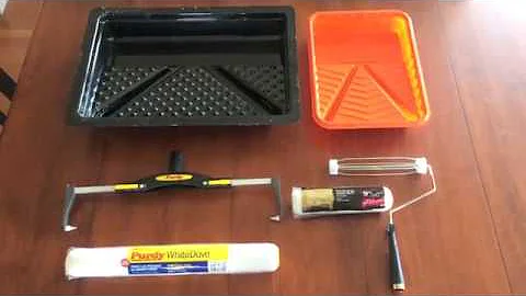 18'' Vs 9'' Paint Roller Review / Benefits - More done in Less time