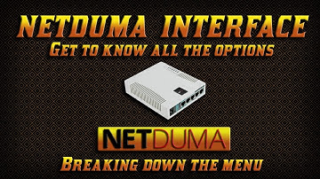 NETDUMA INTERFACE | GET TO KNOW ALL THE OPTIONS (v. 1.03.6g)