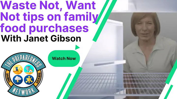 Waste Not, Want Not tips on family food purchases ...