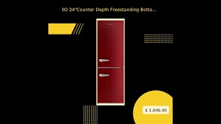 IIO 24"Counter Depth Freestanding Bottom Freezer Refrigerator With 11 cu. ft.