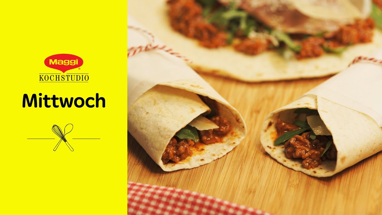 Wraps Bolognese alla Parma (Rezept) MAGGI Mittwoch YouTube