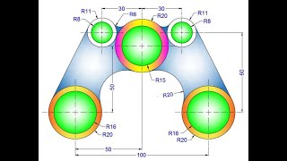 SolidWorks 2D excersise 174