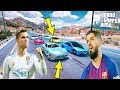 RONALDO VE SUAREZ SÜPER LÜKS ARABALARLA ANAHTARINA YARIŞIYOR! - GTA 5