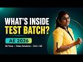 What`s Inside AE Test Batch 2026 ?