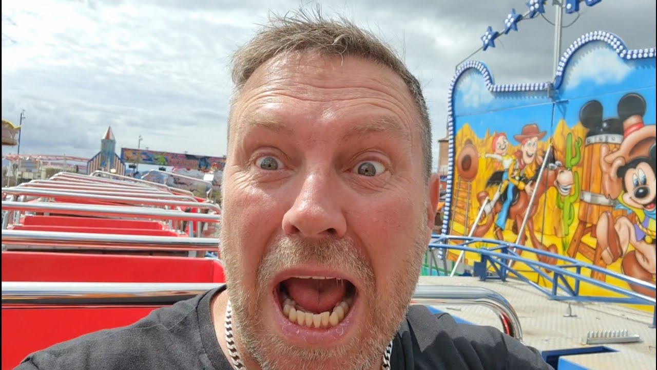 Sneak Peek At Me Riding Barry Island's Brand New Ride 🤣 - YouTube