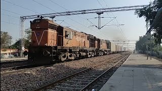 Nostalgic: WDM3A Alcos Pulling BLC Wagons with Elegance