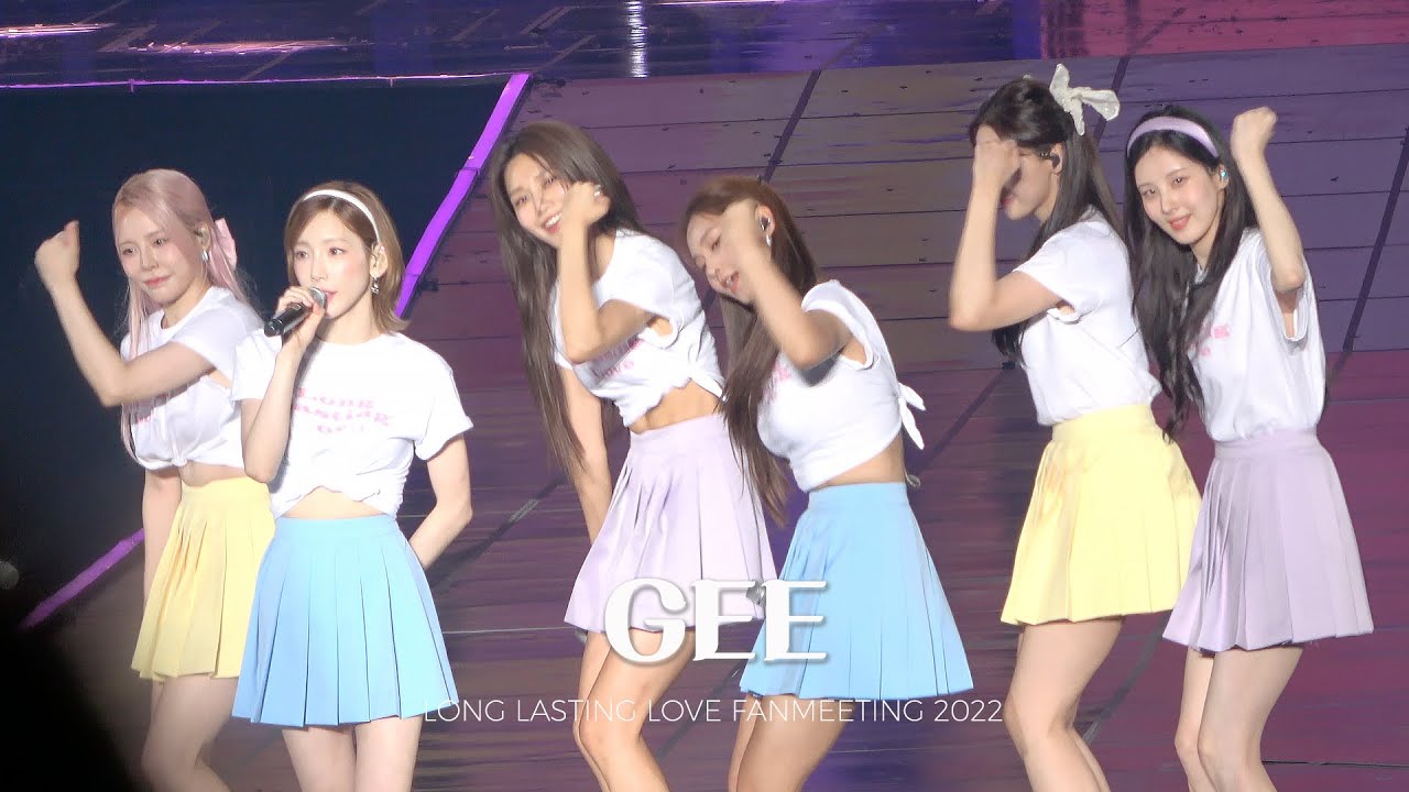 소녀시대 GEE 4K 직캠 l Long Lasting Love Fanmeeting 220903