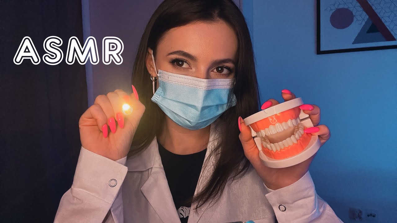ASMR🦷 СТОМАТОЛОГ - ЧИСТКА ЗУБІВ🪥😬