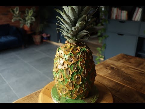 Show Stopper birthday cake  pineapple cake  Food with Chetna