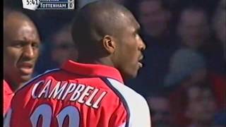 Arsenal 2-1 Tottenham PL 2001/02 FULL MATCH