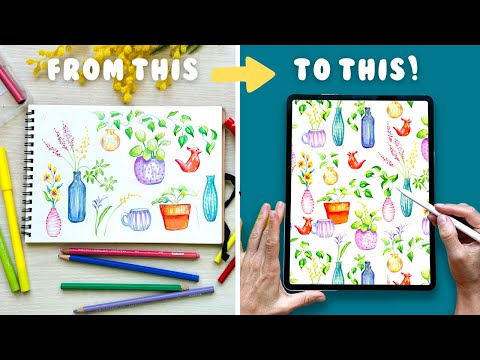 Digitize Your Hand-Painted Art with Procreate: A Step-by-Step Guide