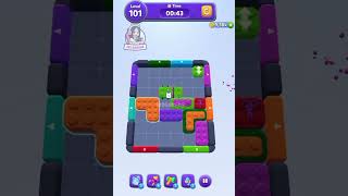 Color Block Jam Level 101 solution walkthrough 