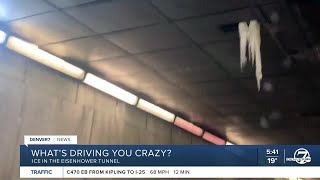 Why is there so much ice coming through the walls of the Eisenhower Tunnel? screenshot 5
