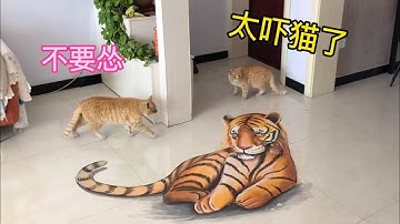 3d painting videos 3d tiger painting