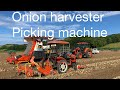 Kubota Onion Harvester Picking Machine#farminglife#japan#onion#machine