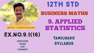 12th Std BM Ex.9.1(16) Following table small scale units between 1985 1991. Trend line by free hand