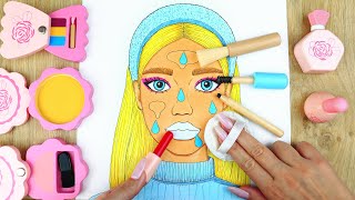 ASMR Makeup for Princess with WOODEN COSMETICS 💄 Makeup tutorial