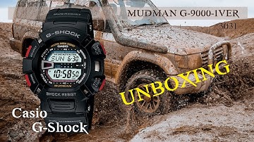 G-Shock Casio MUDMAN G-9000-1VER, module 3031, UNBOXING