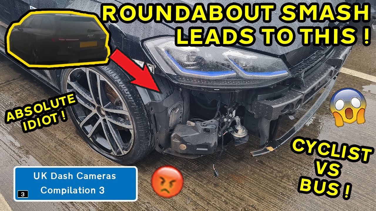 UK Dash Cameras Compilation 3 2024 Bad Drivers, Crashes & Close