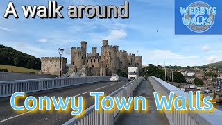 Walking Conwy Town Walls