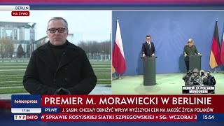 Premier Mateusz Morawiecki Spotkał Się Z Kanclerz Niemiec Angelą Merkel