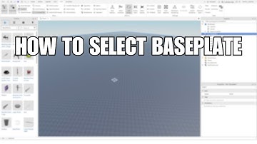 HOW TO SELECT BASEPLATE 2025 ROBLOX STUDIO TUTORIAL [WORKING]