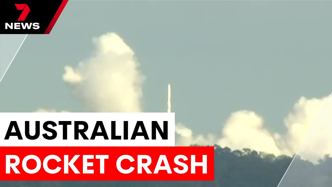 Australian-built rocket crashes moments after take-off |