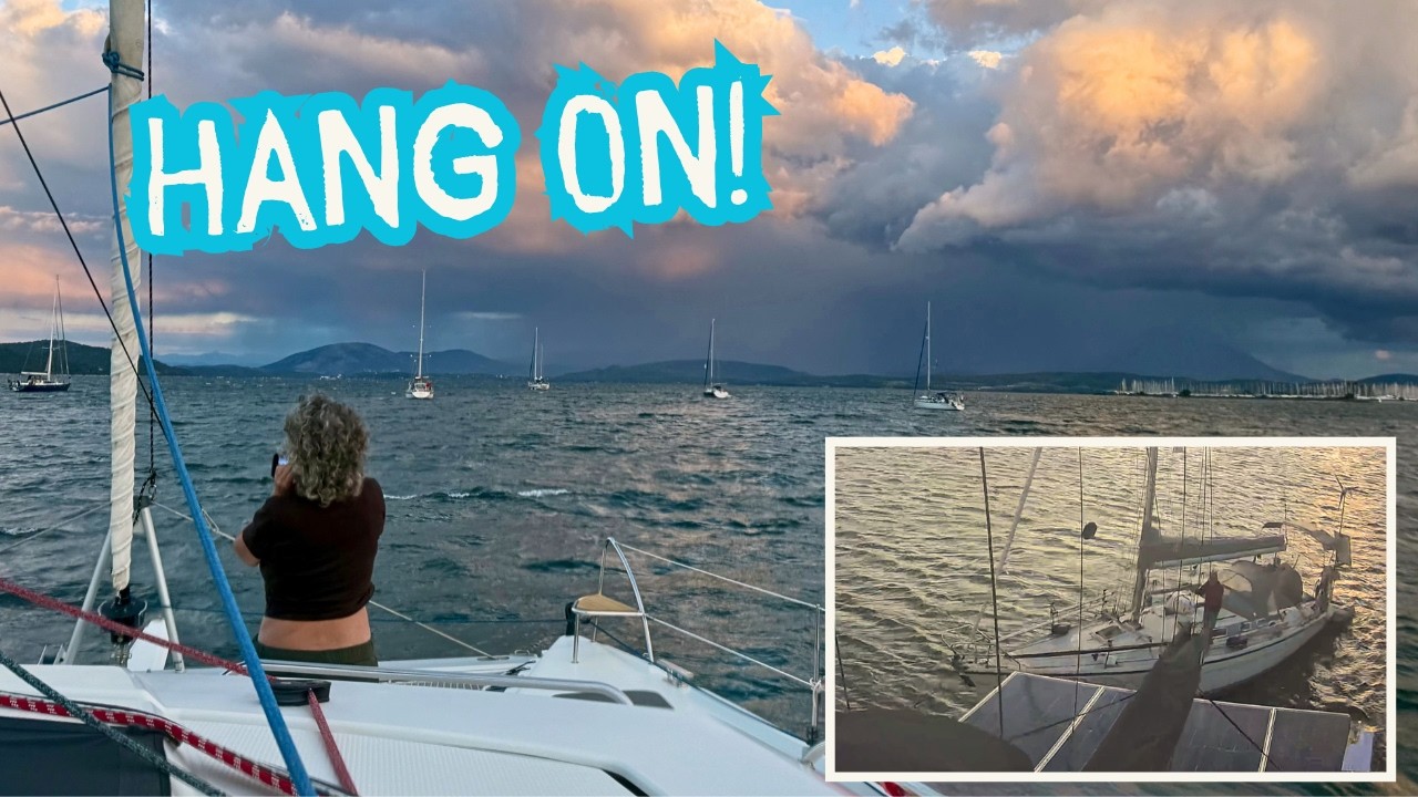 It Doesn’t Matter If We’re Anchored or Docking… The Wind Has Other Plans.