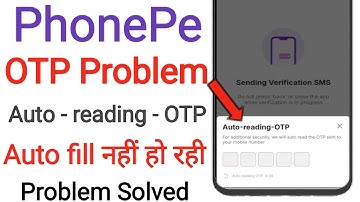 Auto reading otp problem in phonepe । Phonepe auto reading otp problem । Phonepe otp problem 