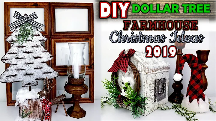 DOLLAR TREE DIY | SLOTTED GALVANIZED CHRISTMAS TREE |  FARMHOUSE CHRISTMAS DECOR IDEAS