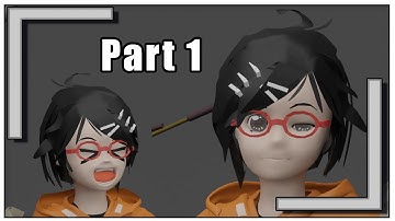 Complete Character Creation Process in Blender (part 1/2) - Modelling, Sculpting, Retopo, Shading