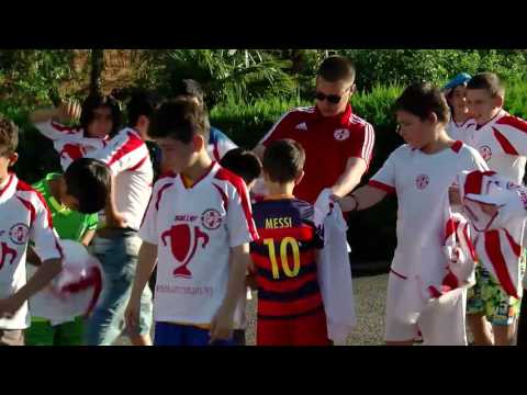 ფეხბურთის ფედერაციის საჩუქარი ბავშვთა სახლებს