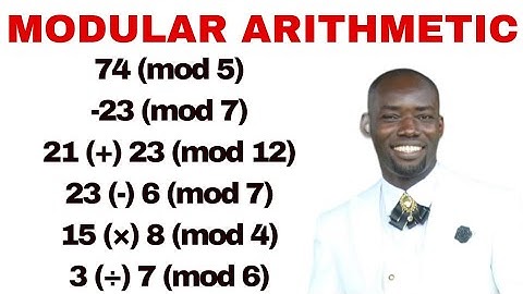 MODULAR ARITHMETIC | GRADE 12 | WAEC | NECO | JAMB
