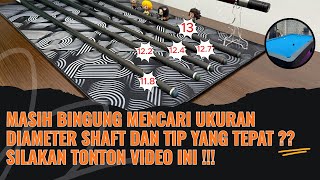 Inilah cara Memilih ukuran Shaft dan Master Tip stick billiard yang benar sesuai kebutuhan screenshot 2