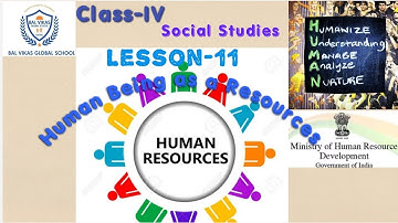 Class-4th/ Social Studies/ Lesson-11{ Human Being as a Resources}