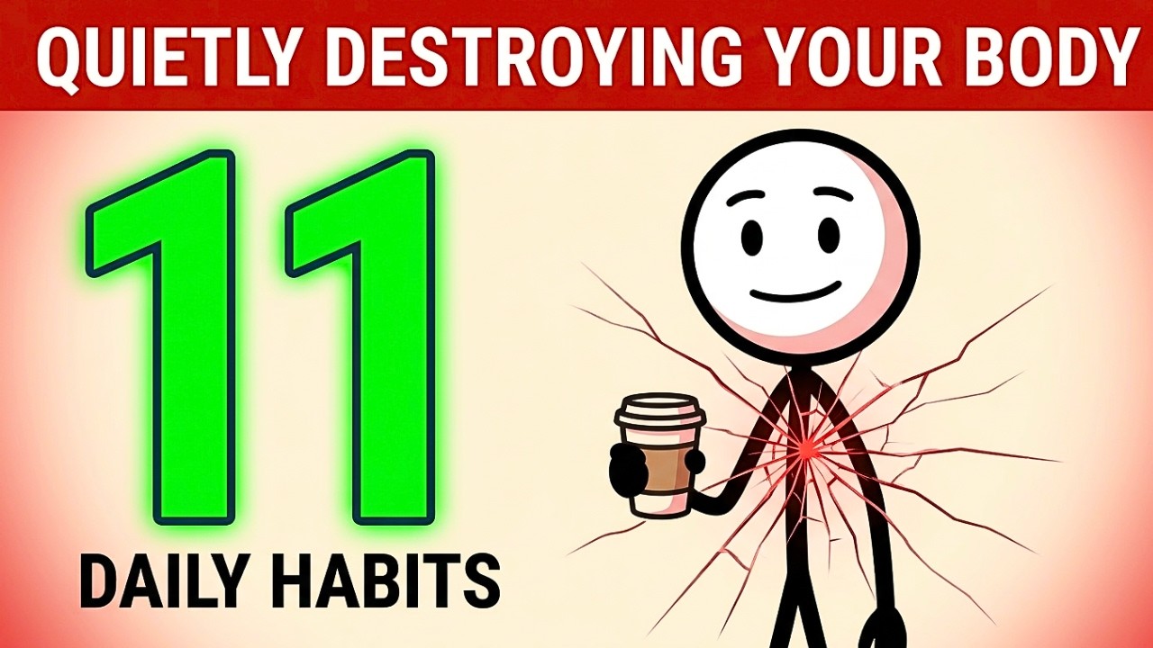 11 Everyday Habits That Are Slowly Destroying Your Body (Science-Based)