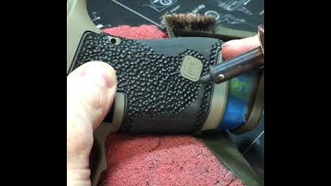 Stippling A Glock Gen5 Frame