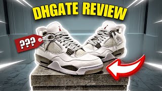 The BEST Quality Jordan 4’s on DHGATE! (2024) | Review + On Foot