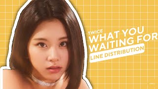 TWICE - WHAT YOU WAITING FOR (LINE DISTRIBUTION)