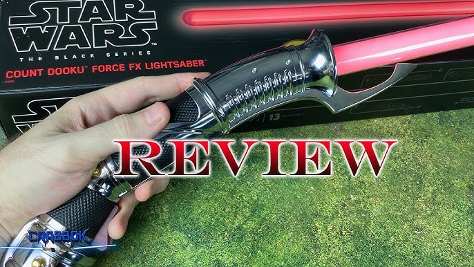 Hasbro - Sabre Laser Ahsoka Tano Force Fx Lightsaber - Black Serie Replica  Elite - Figurine Collector EURL