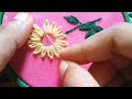 easy and beautiful flower embroidery design /hand embroidery flower