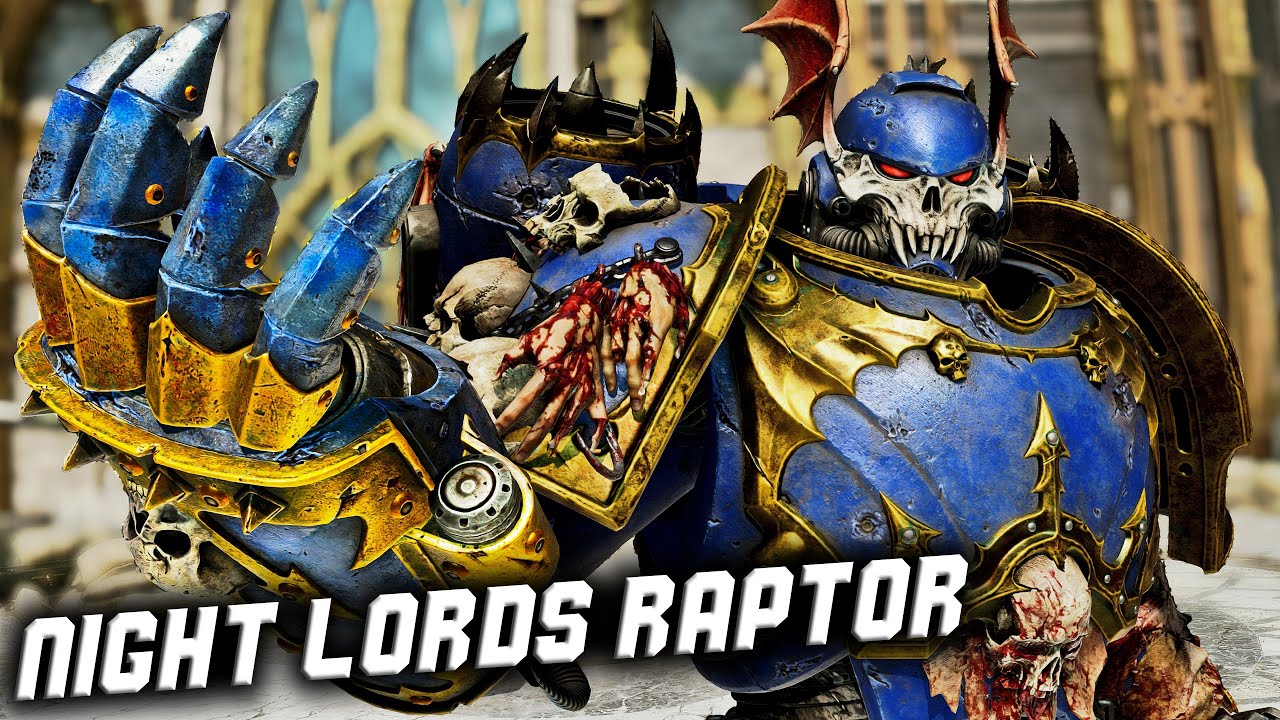 Dominus Raptor AVE DOMINUS NOX! Night Lords RAPTOR vs Tyranids - Warhammer 40k: Space ...
