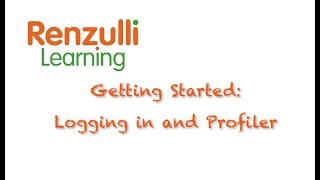 Renzulli Learning:  Registration and Profiler