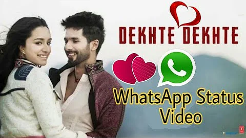 Sochta hoon ke woh kitne masoom thay whatsapp status Video - Atif Aslam Dekhte Dekhte Song