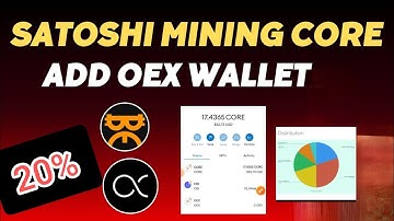 How To Add OEX in Wallet || How to Add Core Network in Metamask wallet || Satoshi mining app Update