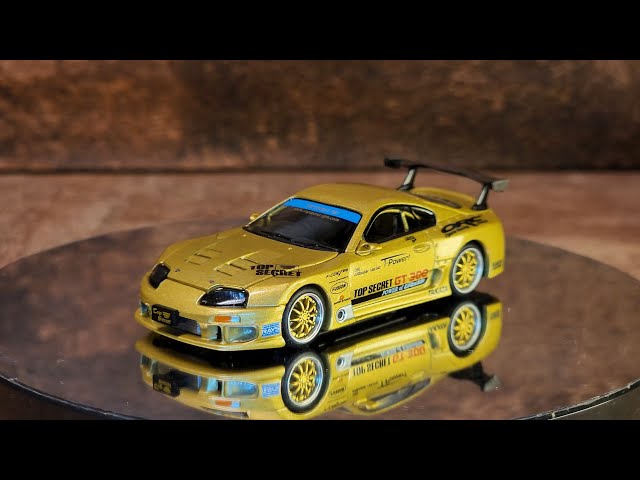 1/64 Pop Race Top Secret GT300 Supra PR64-229 - YouTube
