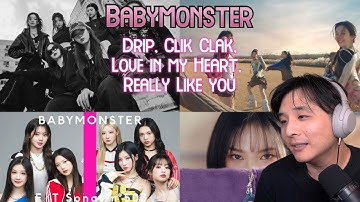 Asa stop it! | Babymonster - "DRIP", "CLIK CLAK", "Love In My Heart", "Really Like You" MV and more