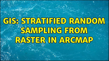 GIS: Stratified random sampling from raster in ArcMap