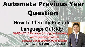 HOW TO IDENTIFY NON REGULAR LANGUAGE | TESTING REGULARITY OF LANGUAGE | AUTOMATA THEORY GATE | NET