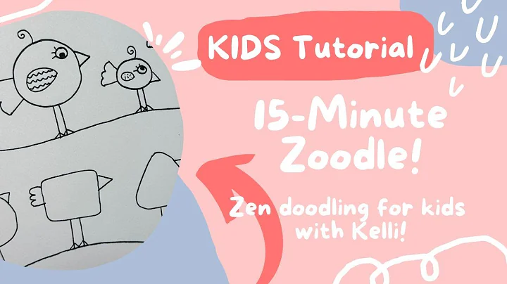 Zoodle! Zen Doodle. Zentangle© Method for kids!